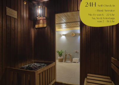 classik hotel magdeburg saunabereich mit blick aus der sauna