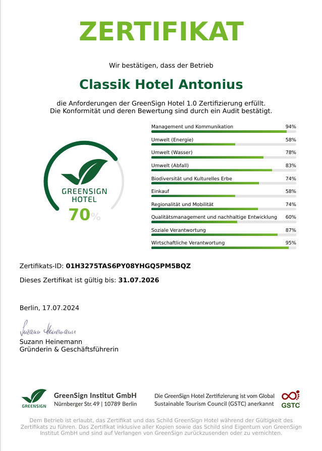 hotel-antonius-koeln-green-sign-zertifikat-deutsch hotel-antonius-koeln-green-sign-zertifikat