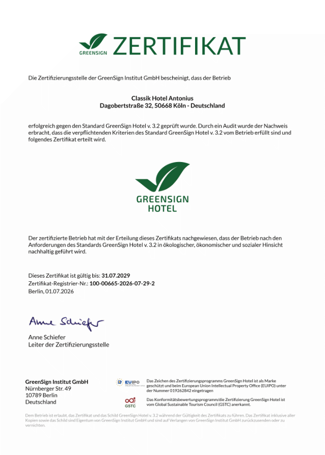 GreenSign Zertifikt