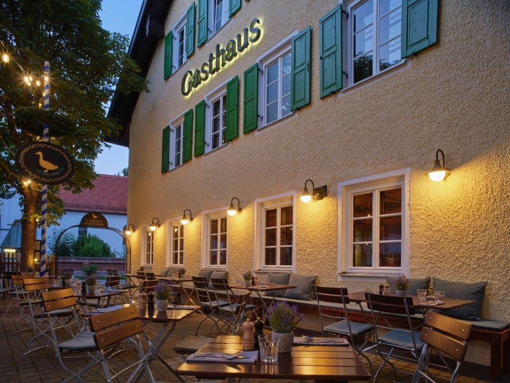 Beleuchteter Gasthaus Martinshof